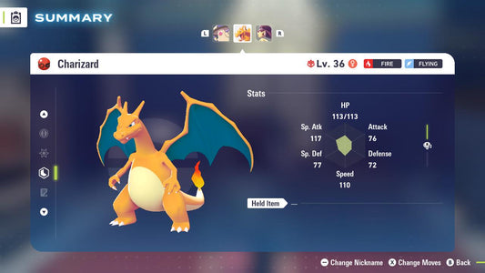 Pokemon Za Non Shiny 6IV Event B1G0006 December CHARIZARD Pokémon Legends ZA 6IV - Pokémon Legends: Z-A digital Pokémon trade
