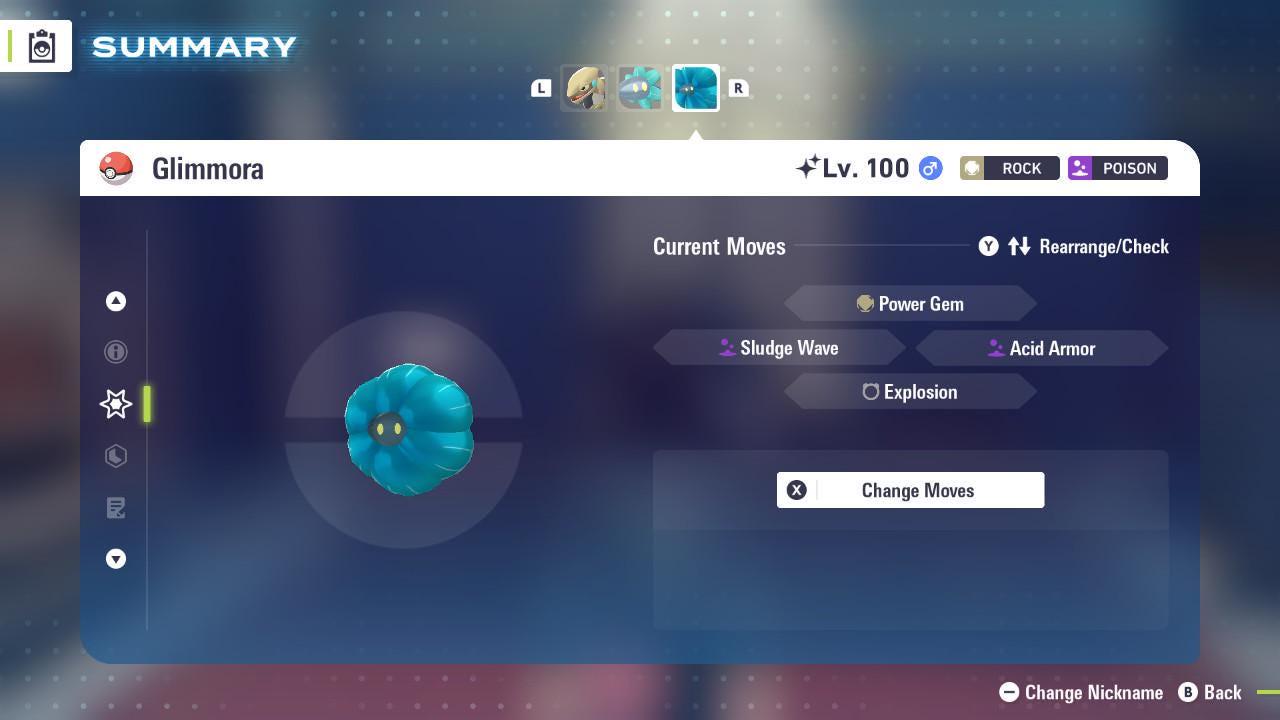 Shiny Glimmora Pokemon Legends ZA Mega Dimension DLC 6IV Competitive Battle Ready - Pokémon Legends: Z-A digital Pokémon
