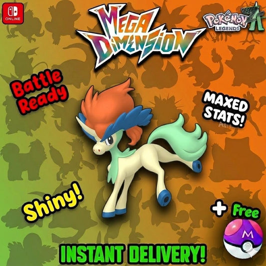 Shiny Keldeo Pokemon Legends Za Mega Dimension DLC 6IV Competitive Battle Ready - Pokémon Legends: Z-A digital Pokémon trade