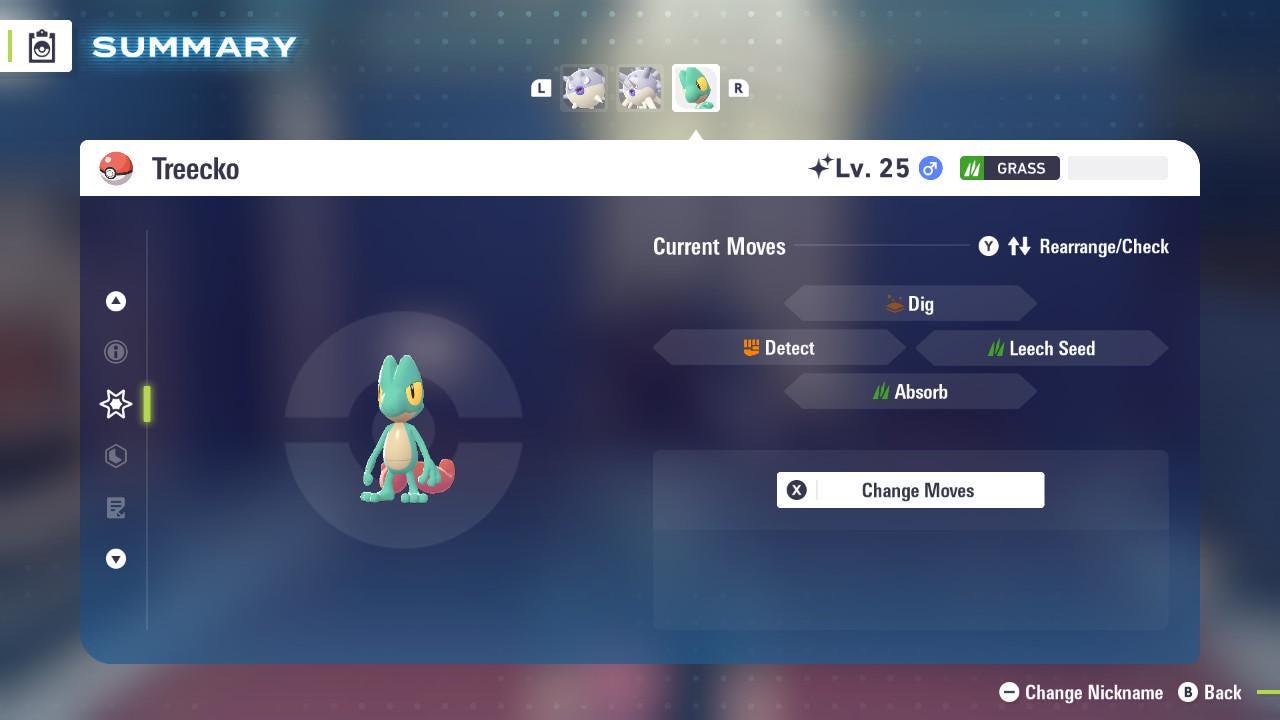 Shiny Treecko Pokemon Legends ZA Mega Dimension DLC 6IV Competitive Battle Ready - Pokémon Legends: Z-A digital Pokémon trade