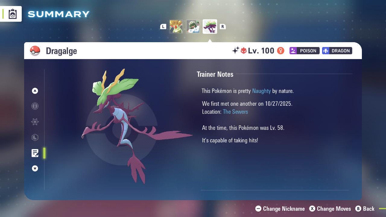 Shiny Alpha Dragalge Pokémon Legends ZA 6IV Competitive Battle Ready - Pokémon Legends: Z-A digital Pokémon trade image 4