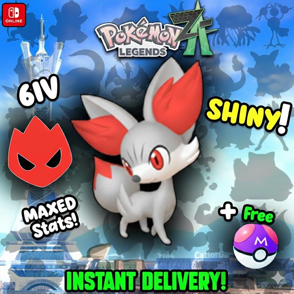 Shiny Alpha Fennekin Pokémon Legends ZA 6IV Competitive Battle Ready - Pokémon Legends: Z-A digital Pokémon trade by