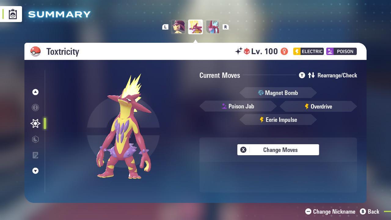 Shiny Alpha Amped Form Toxtricity Pokémon Legends ZA 6IV Competitive Battle Ready - Pokémon Legends: Z-A digital Pokémon