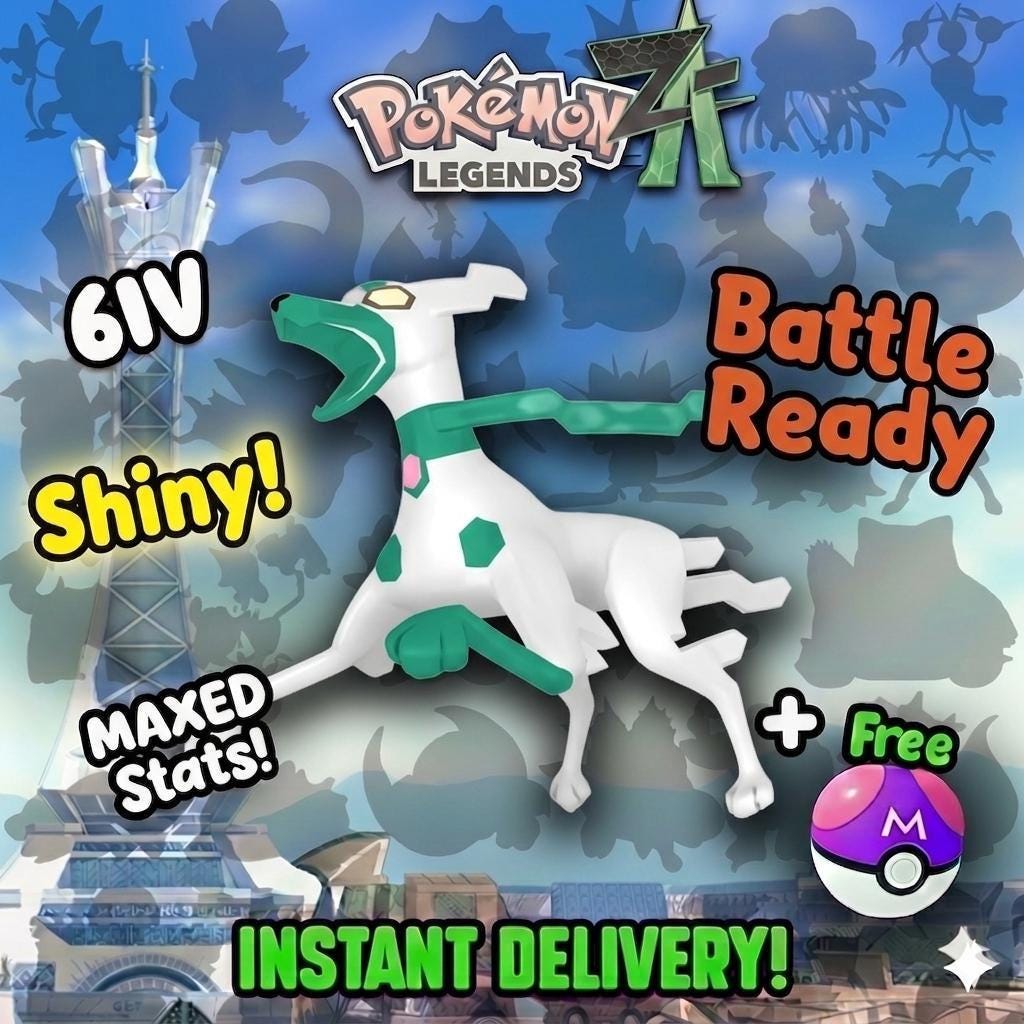 Pokemon Za Shiny 6IV 10% ZYGARDE Competitive Battle Ready - Pokémon Legends: Z-A digital Pokémon trade by PokeTradingShop