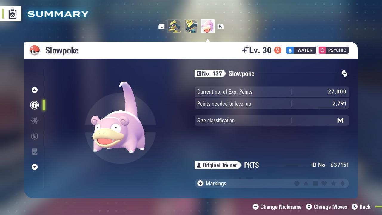 Shiny SLOWPOKE Pokémon Legends ZA 6IV Competitive Battle Ready - Pokémon Legends: Z-A digital Pokémon trade image 2