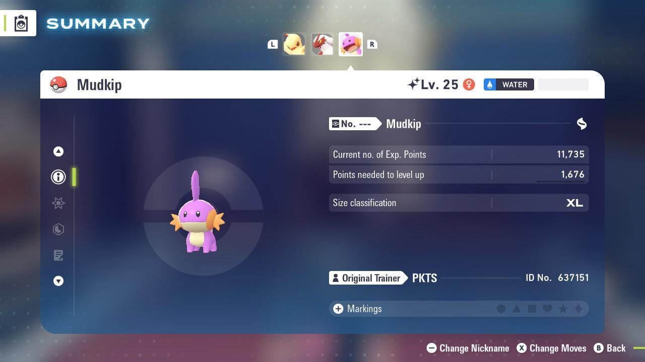 Shiny Mudkip Pokemon Legends ZA Mega Dimension DLC 6IV Competitive Battle Ready - Pokémon Legends: Z-A digital Pokémon trade