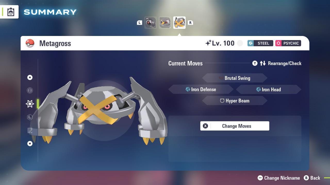 Shiny METAGROSS Pokémon Legends ZA 6IV Competitive Battle Ready - Pokémon Legends: Z-A digital Pokémon trade image 4