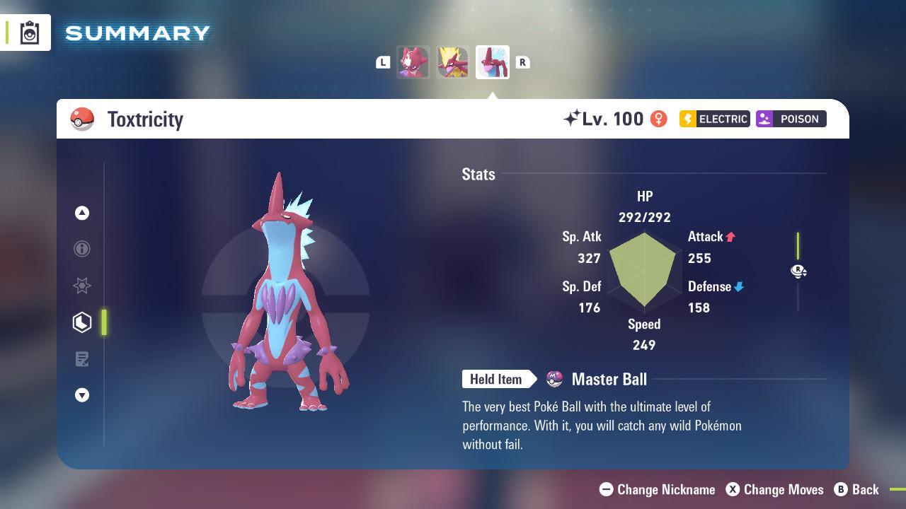 Shiny Low Key Form Toxtricity Pokémon Legends ZA 6IV Competitive Battle Ready - Pokémon Legends: Z-A digital Pokémon trade