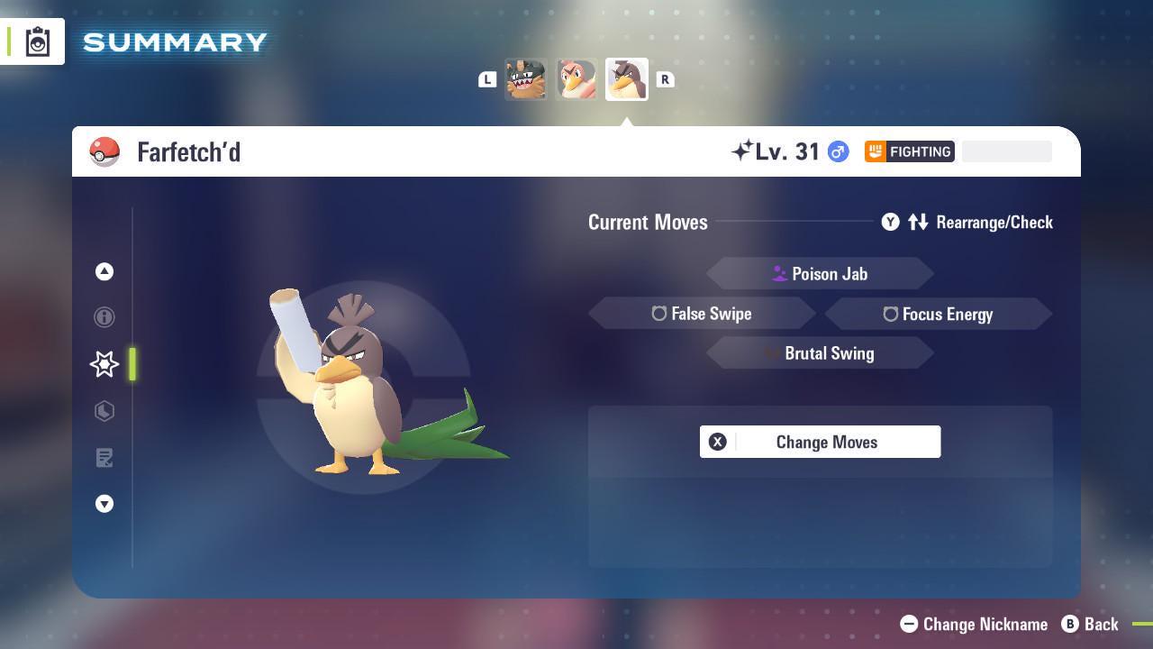 Shiny Galarian Farfetch #39;d Pokémon Legends ZA 6IV Competitive Battle Ready - Pokémon Legends: Z-A digital Pokémon trade