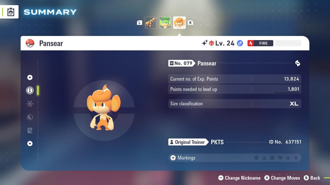 Shiny Alpha Pansear Pokémon Legends ZA 6IV Competitive Battle Ready - Pokémon Legends: Z-A digital Pokémon trade image 2