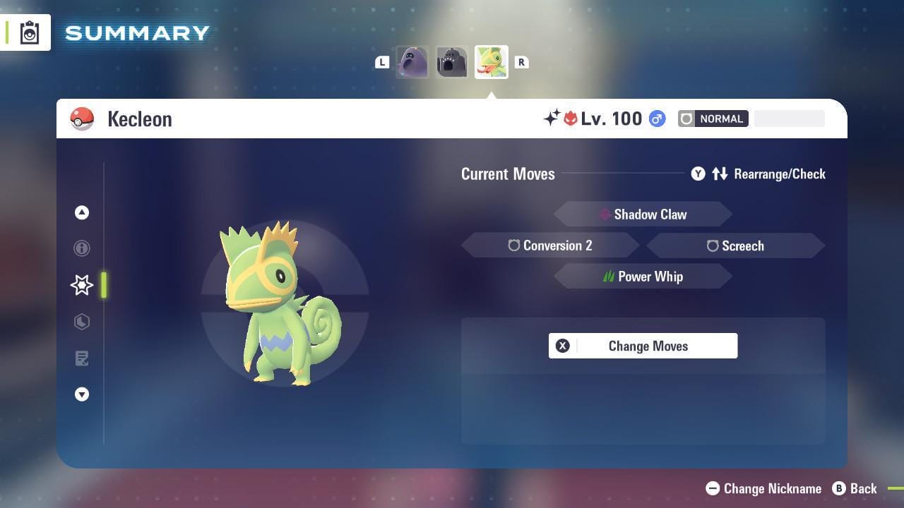 Shiny Alpha Kecleon Pokemon Legends Za Mega Dimension DLC 6IV Competitive Battle - Pokémon Legends: Z-A digital Pokémon trade