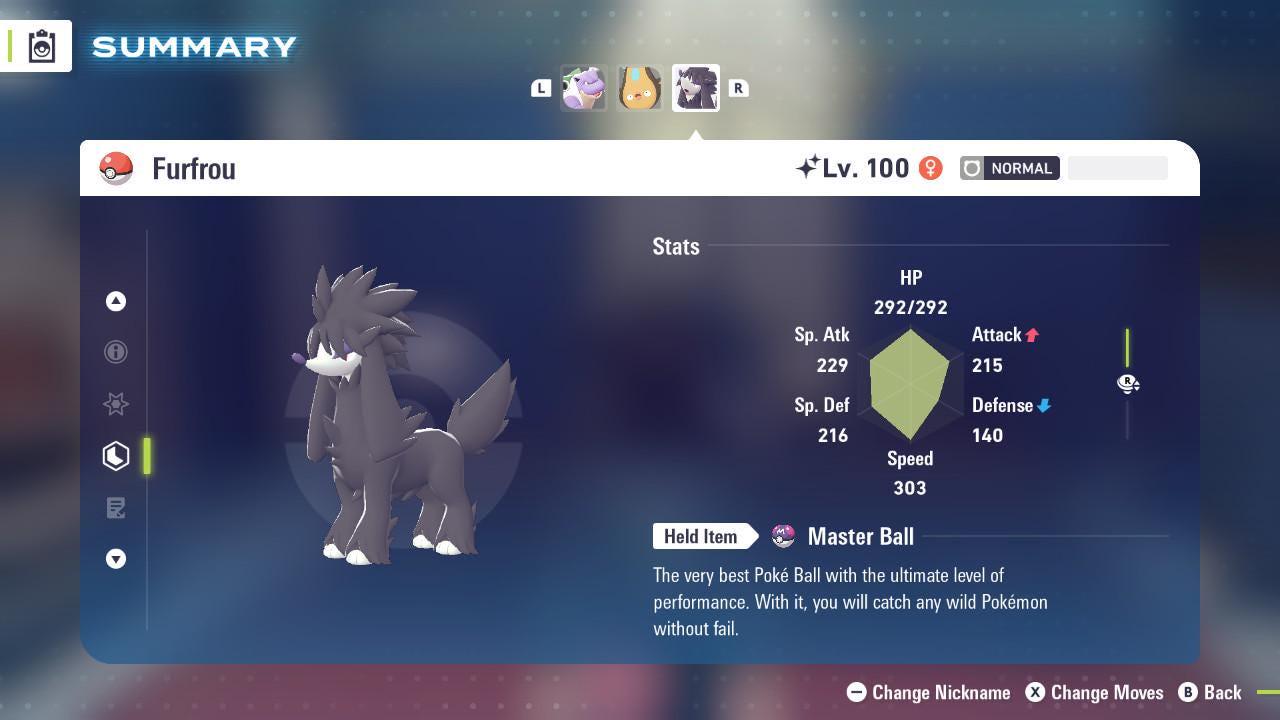 Shiny FURFROU Pokémon Legends ZA 6IV Competitive Battle Ready - Pokémon Legends: Z-A digital Pokémon trade image 2
