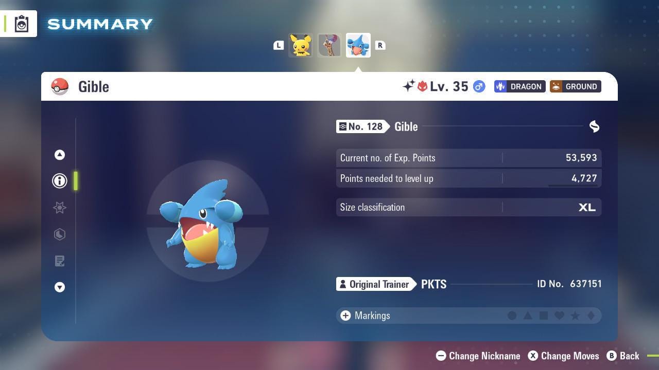 Shiny Alpha Gible Pokémon Legends ZA 6IV Competitive Battle Ready - Pokémon Legends: Z-A digital Pokémon trade image 3