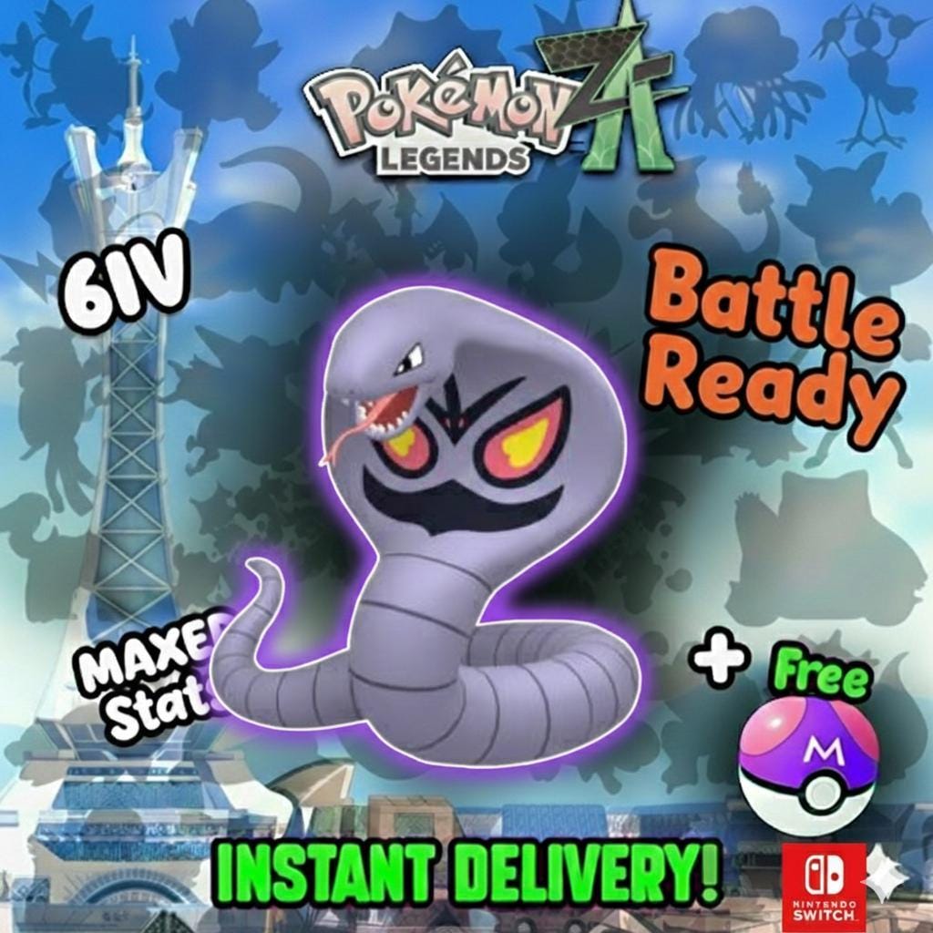 Corbeau Arbok for Pokémon Legends ZA Corbeau Legend ZA Team 6IV Mega Evolution - Pokémon Legends: Z-A digital Pokémon trade