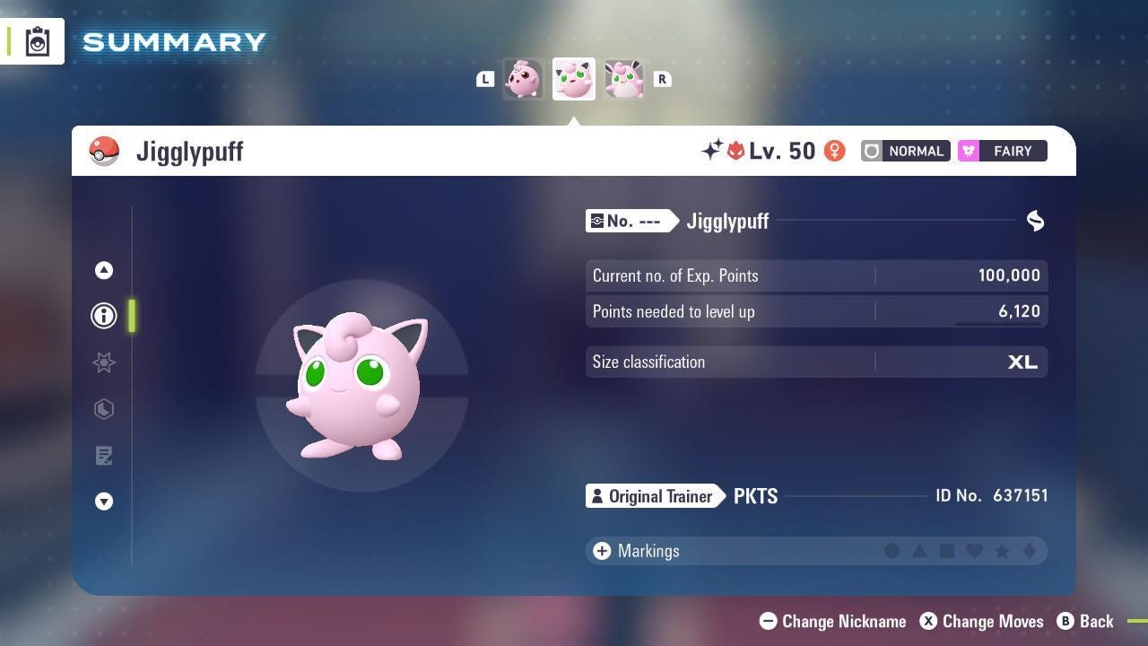 Shiny Alpha Jigglypuff Pokemon Legends Za Mega Dimension DLC 6IV Competitive - Pokémon Legends: Z-A digital Pokémon trade