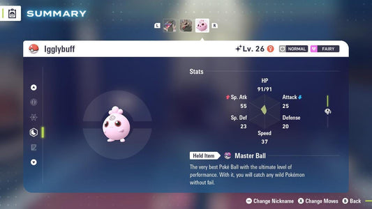 Shiny Igglybuff Pokemon Legends ZA Mega Dimension DLC 6IV Competitive Battle Ready - Pokémon Legends: Z-A digital Pokémon