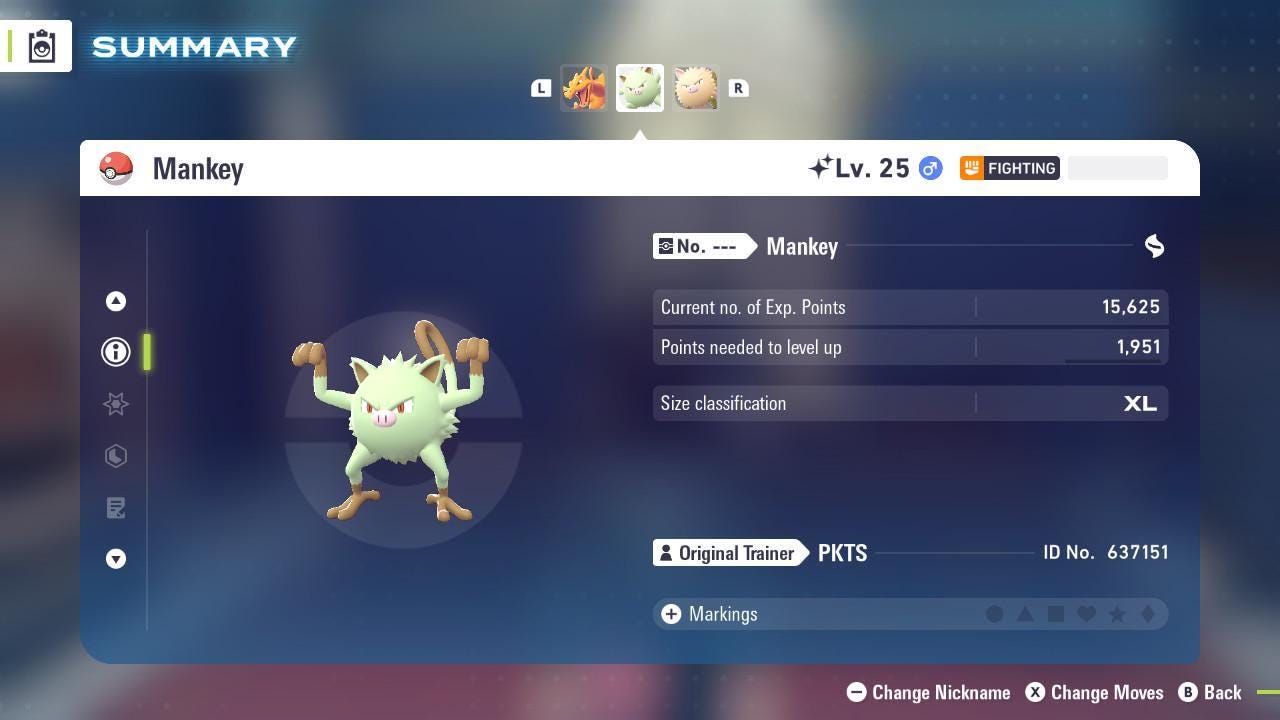 Shiny Mankey Pokemon Legends ZA Mega Dimension DLC 6IV Competitive Battle Ready - Pokémon Legends: Z-A digital Pokémon trade