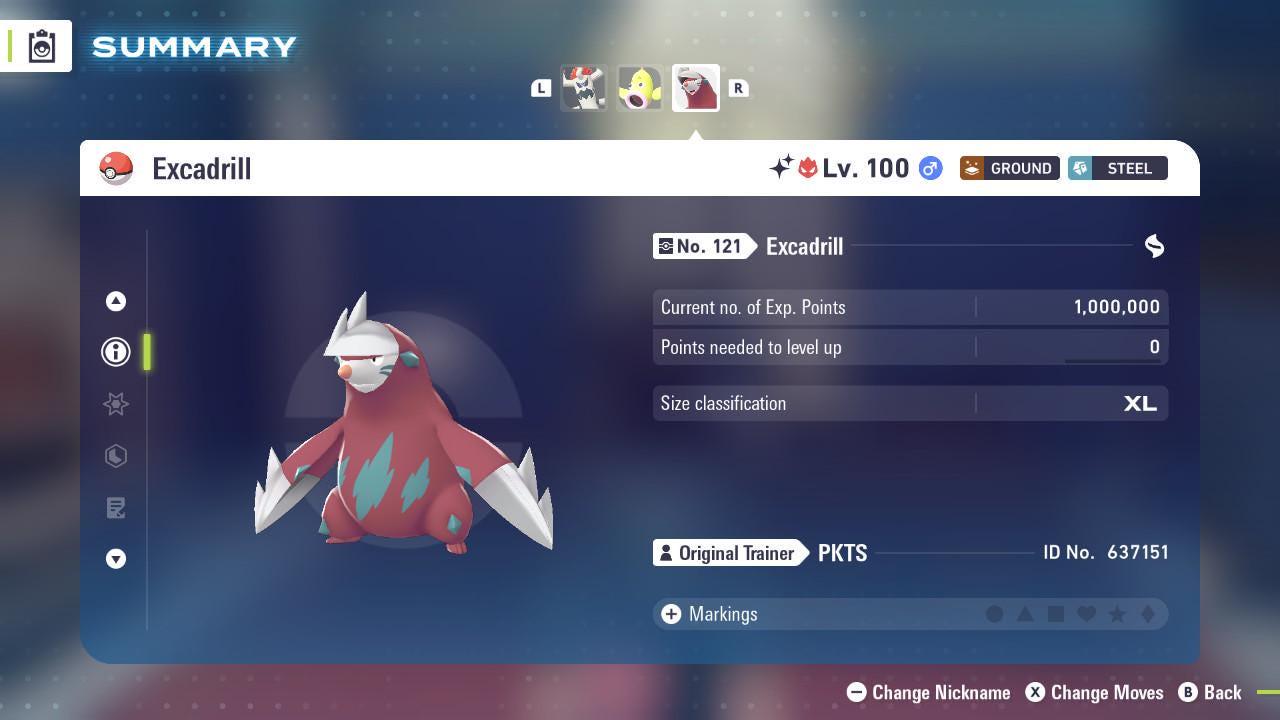 Shiny Alpha Excadrill Pokémon Legends ZA 6IV Competitive Battle Ready - Pokémon Legends: Z-A digital Pokémon trade image 3