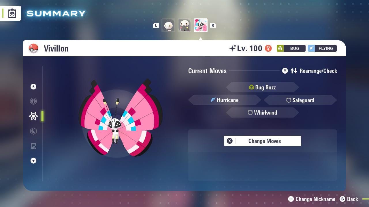 Shiny VIVILLON Pokémon Legends ZA 6IV Competitive Battle Ready - Pokémon Legends: Z-A digital Pokémon trade image 4