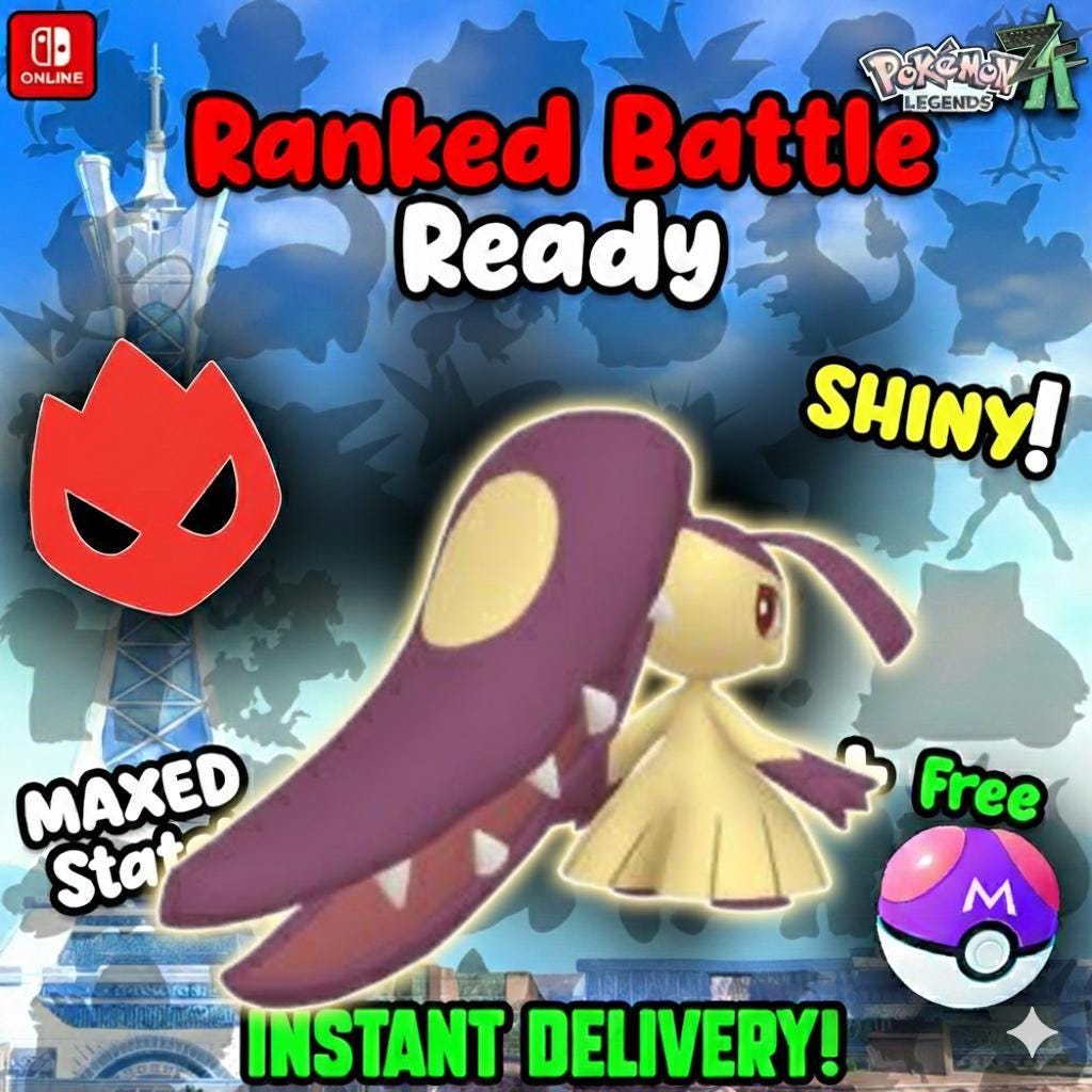 Shiny Alpha Mawile Pokémon Legends ZA 6IV Competitive Battle Ready - Pokémon Legends: Z-A digital Pokémon trade by