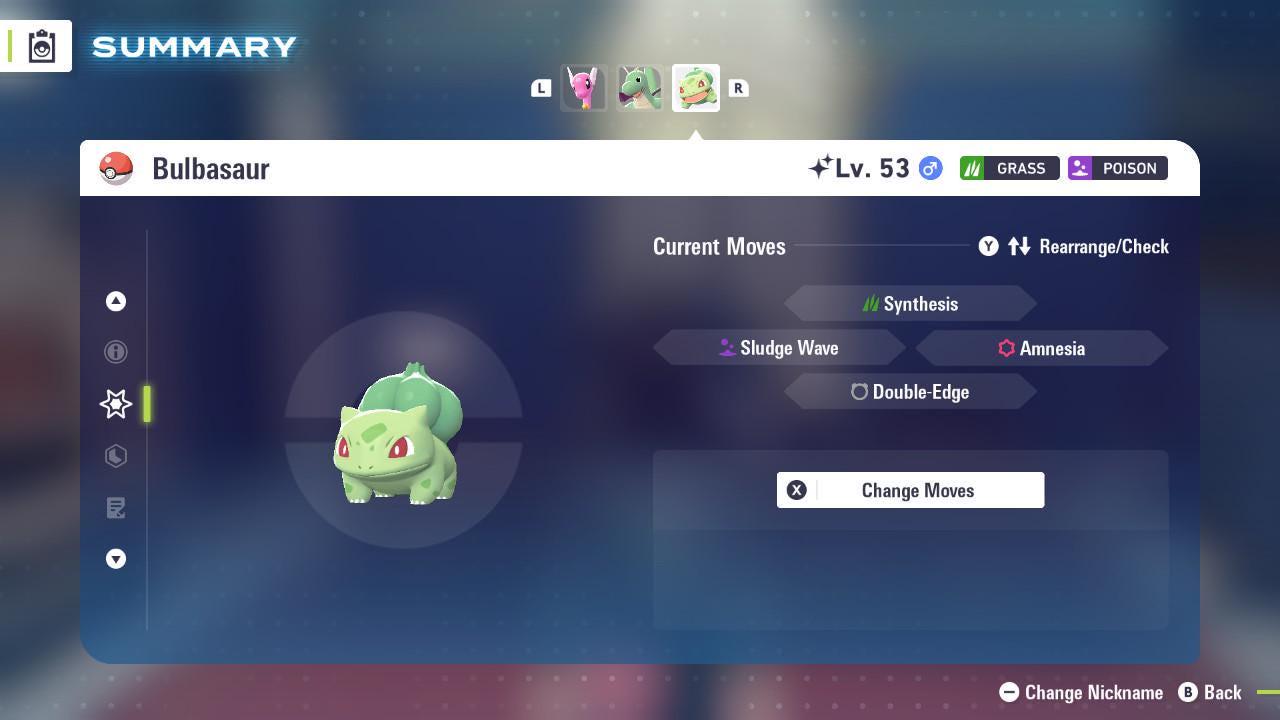Shiny BULBASAUR Pokémon Legends ZA 6IV Competitive Battle Ready - Pokémon Legends: Z-A digital Pokémon trade image 4