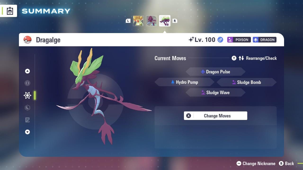 Shiny DRAGALGE Pokémon Legends ZA 6IV Competitive Battle Ready - Pokémon Legends: Z-A digital Pokémon trade image 3