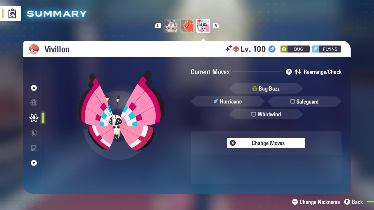 Shiny Alpha Vivillon Pokémon Legends ZA 6IV Competitive Battle Ready – image 3