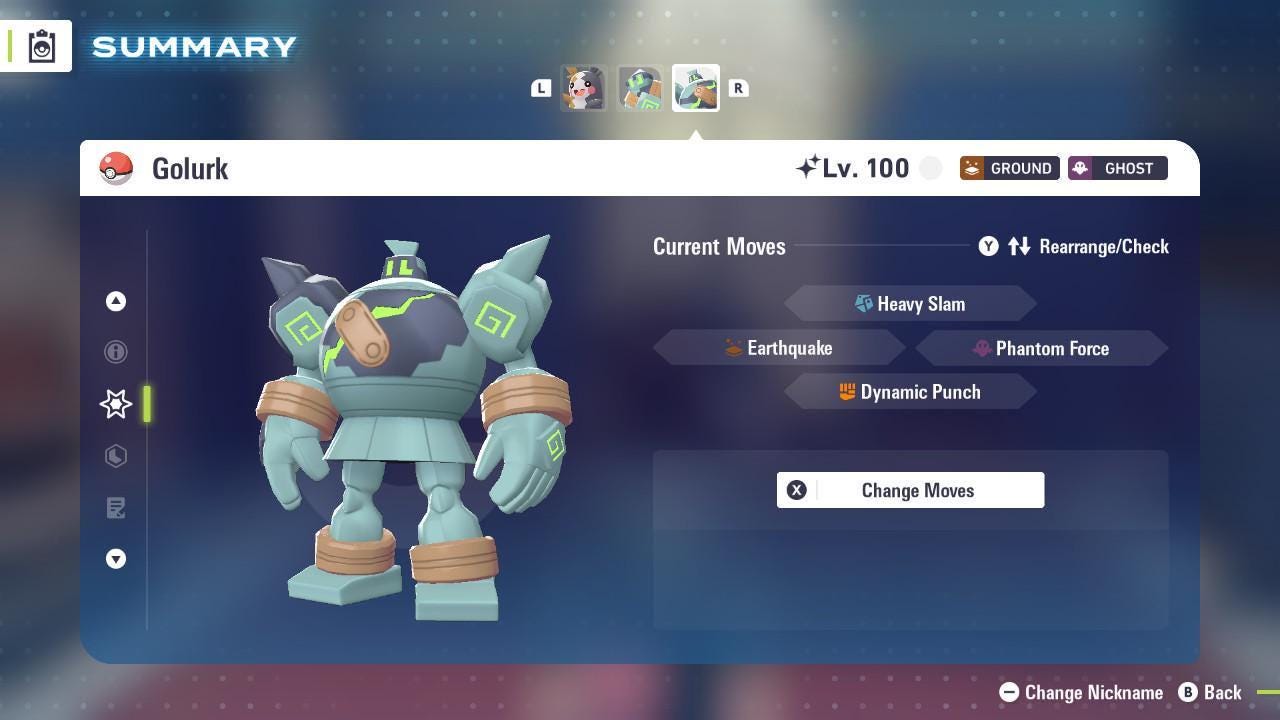 Shiny Golurk Pokemon Legends ZA Mega Dimension DLC 6IV Competitive Battle Ready - Pokémon Legends: Z-A digital Pokémon trade