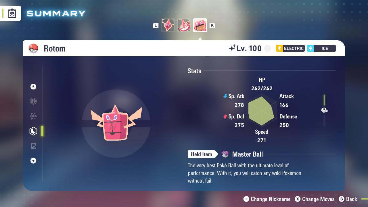 Shiny Frost Form Rotom Pokémon Legends ZA 6IV Competitive Battle Ready - Pokémon Legends: Z-A digital Pokémon trade by