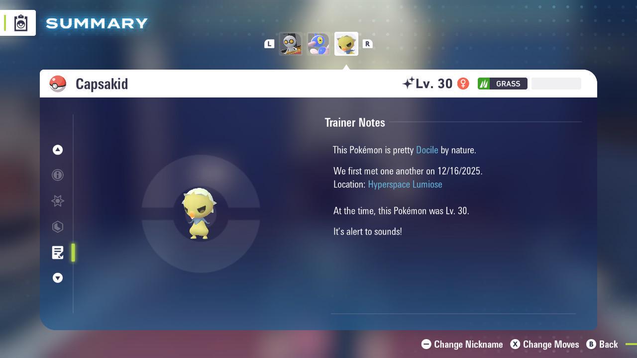 Shiny Capsakid Pokemon Legends ZA Mega Dimension DLC 6IV Competitive Battle Ready - Pokémon Legends: Z-A digital Pokémon
