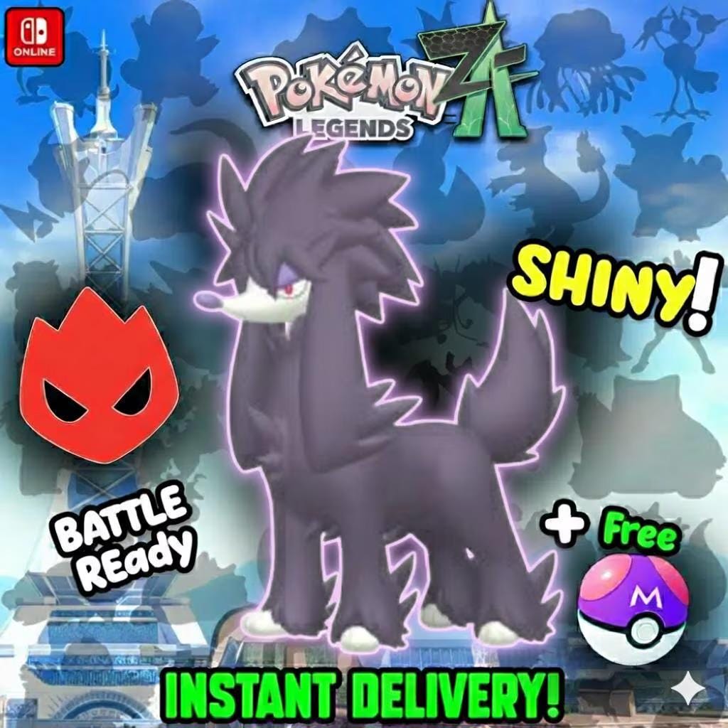 Shiny Alpha Furfrou Pokémon Legends ZA 6IV Competitive Battle Ready