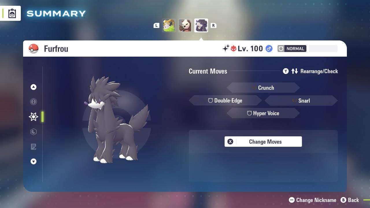 Shiny Alpha Furfrou Pokémon Legends ZA 6IV Competitive Battle Ready – image 4