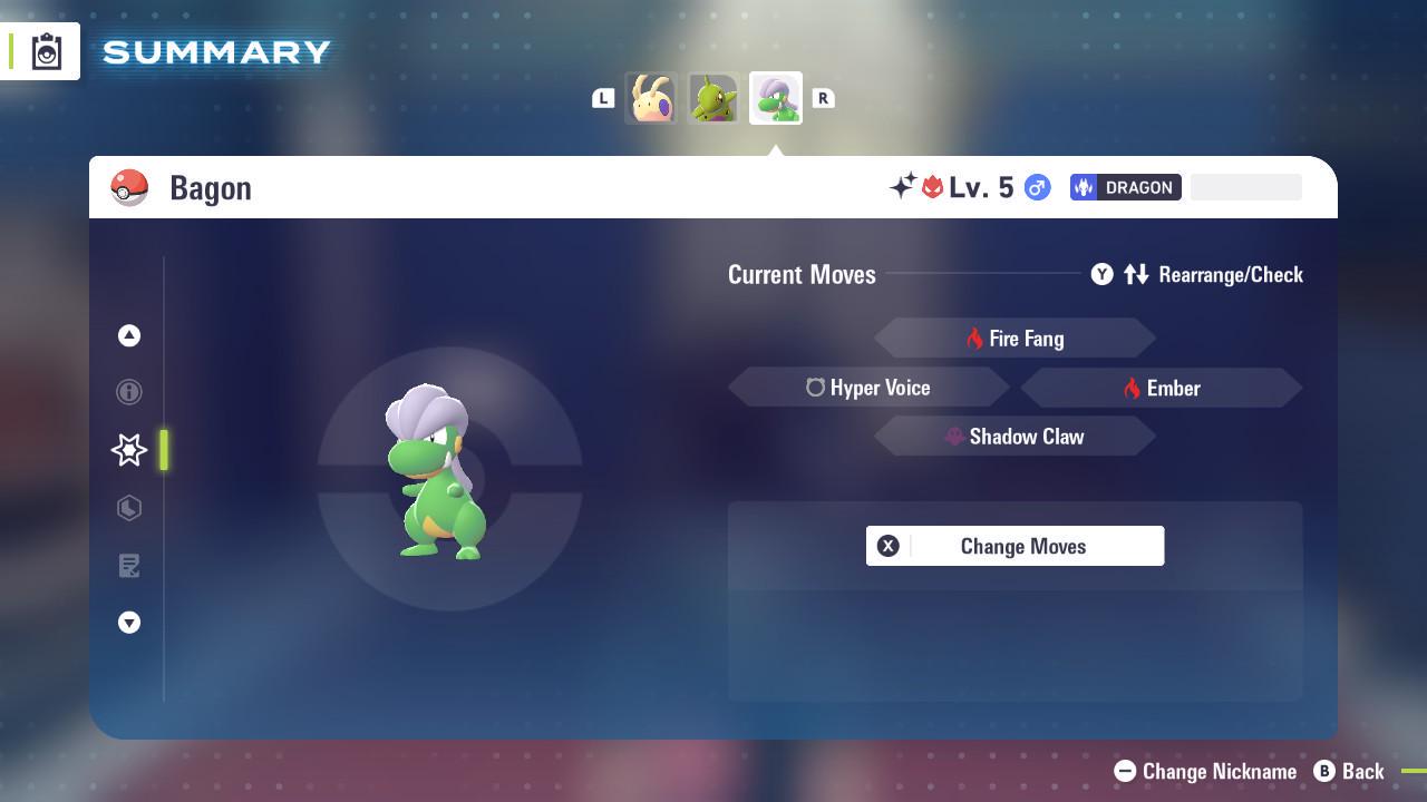 Pokemon Za Lvl 5 Adamant SHINY ALPHA 6IV Bagon Pokémon Legends ZA 6IV Competitive - Pokémon Legends: Z-A digital Pokémon