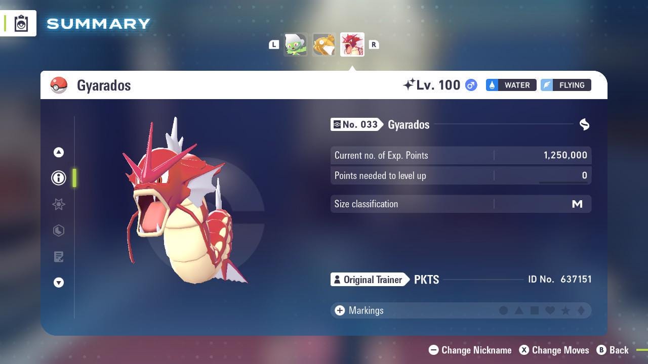 Shiny GYARADOS Pokémon Legends ZA 6IV Competitive Battle Ready - Pokémon Legends: Z-A digital Pokémon trade image 3