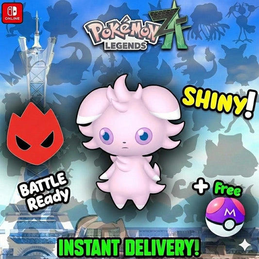 Shiny Alpha Espurr Pokémon Legends ZA 6IV Competitive Battle Ready - Pokémon Legends: Z-A digital Pokémon trade by