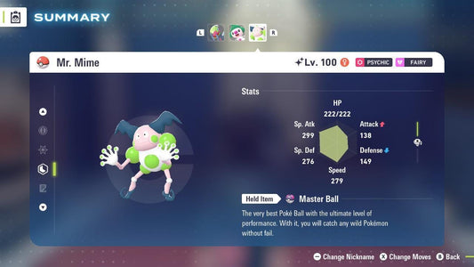Shiny Mr. Mime Pokemon Legends ZA Mega Dimension DLC 6IV Competitive Battle Ready - Pokémon Legends: Z-A digital Pokémon