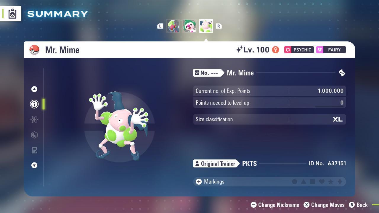 Shiny Mr. Mime Pokemon Legends ZA Mega Dimension DLC 6IV Competitive Battle Ready - Pokémon Legends: Z-A digital Pokémon