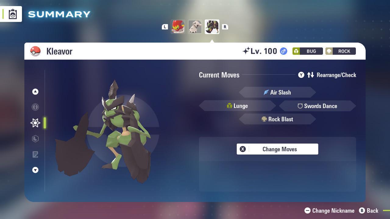 Shiny Kleavor Pokemon Legends ZA Mega Dimension DLC 6IV Competitive Battle Ready - Pokémon Legends: Z-A digital Pokémon trade