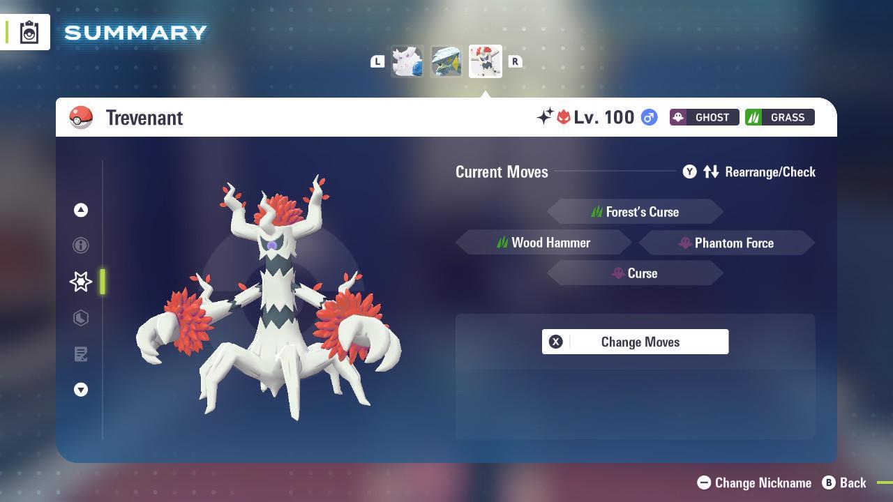 Shiny Alpha Trevenant Pokémon Legends ZA 6IV Competitive Battle Ready - Pokémon Legends: Z-A digital Pokémon trade image 3