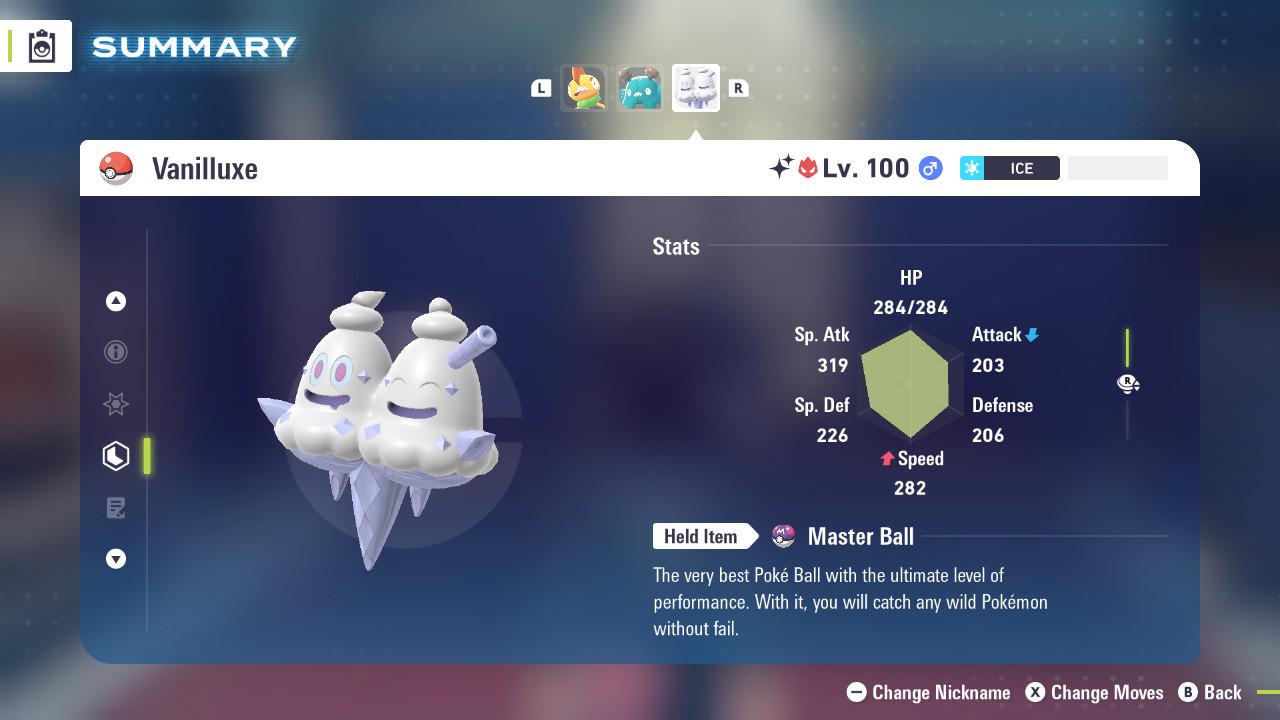 Shiny Alpha Vanilluxe Pokémon Legends ZA 6IV Competitive Battle Ready - Pokémon Legends: Z-A digital Pokémon trade image 2