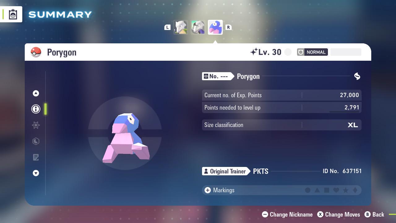 Shiny Porygon Pokemon Legends ZA Mega Dimension DLC 6IV Competitive Battle Ready - Pokémon Legends: Z-A digital Pokémon trade