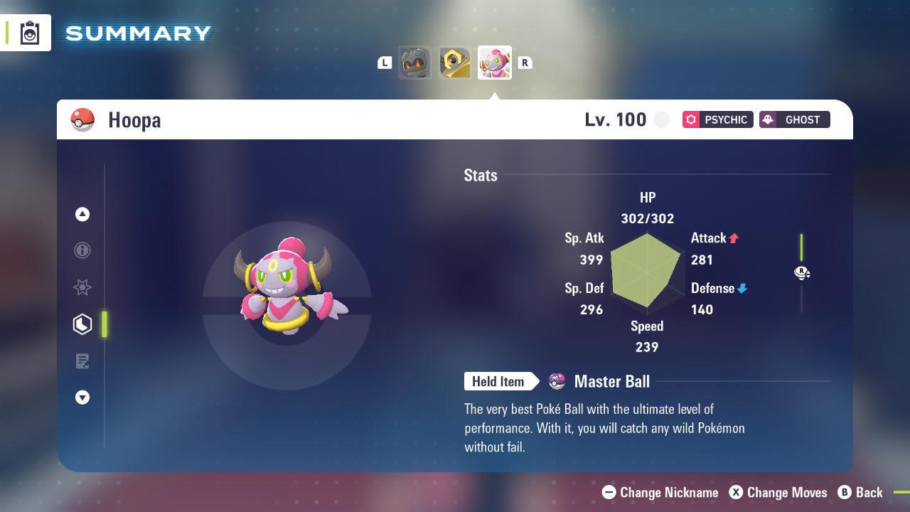 Non Shiny 6IV Hoopa Pokemon Legends Za Mega Dimension DLC 6IV Competitive Battle - Pokémon Legends: Z-A digital Pokémon trade