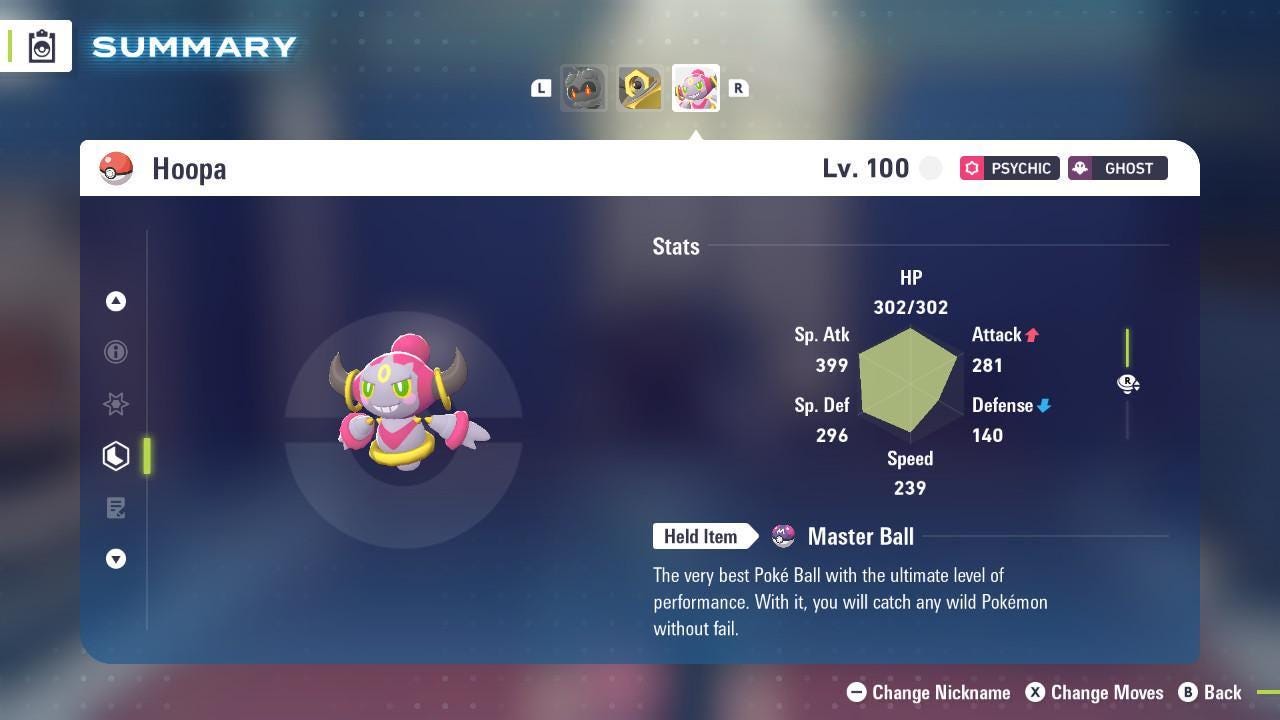 Non Shiny 6IV Hoopa Pokemon Legends Za Mega Dimension DLC 6IV Competitive Battle Ready – image 2