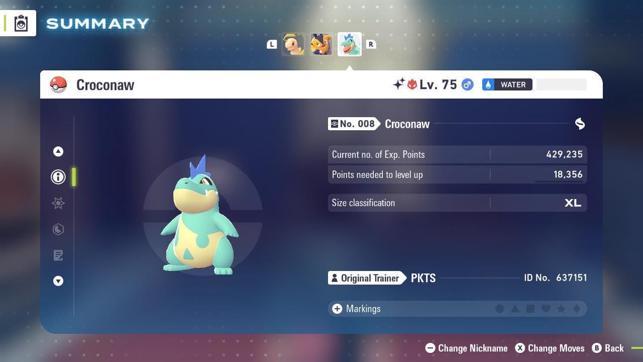 Shiny Alpha Croconaw Pokémon Legends ZA 6IV Competitive Battle Ready - Pokémon Legends: Z-A digital Pokémon trade image 2
