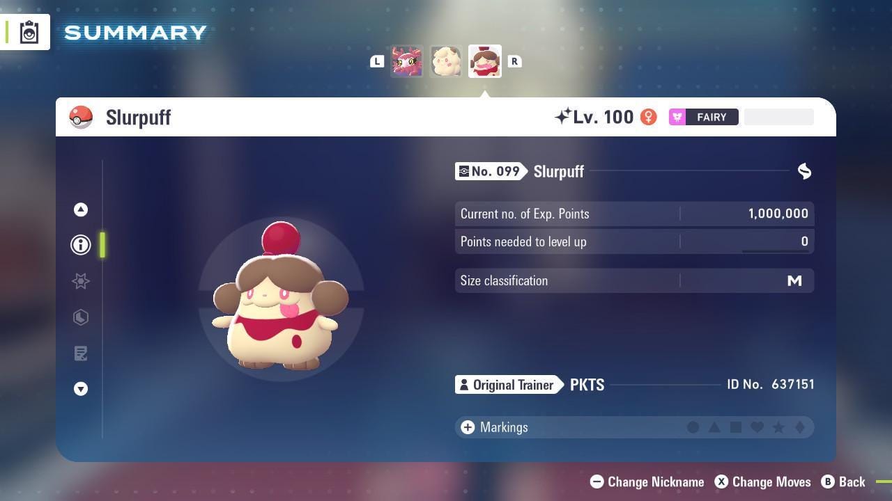 Shiny SLURPUFF Pokémon Legends ZA 6IV Competitive Battle Ready - Pokémon Legends: Z-A digital Pokémon trade image 3
