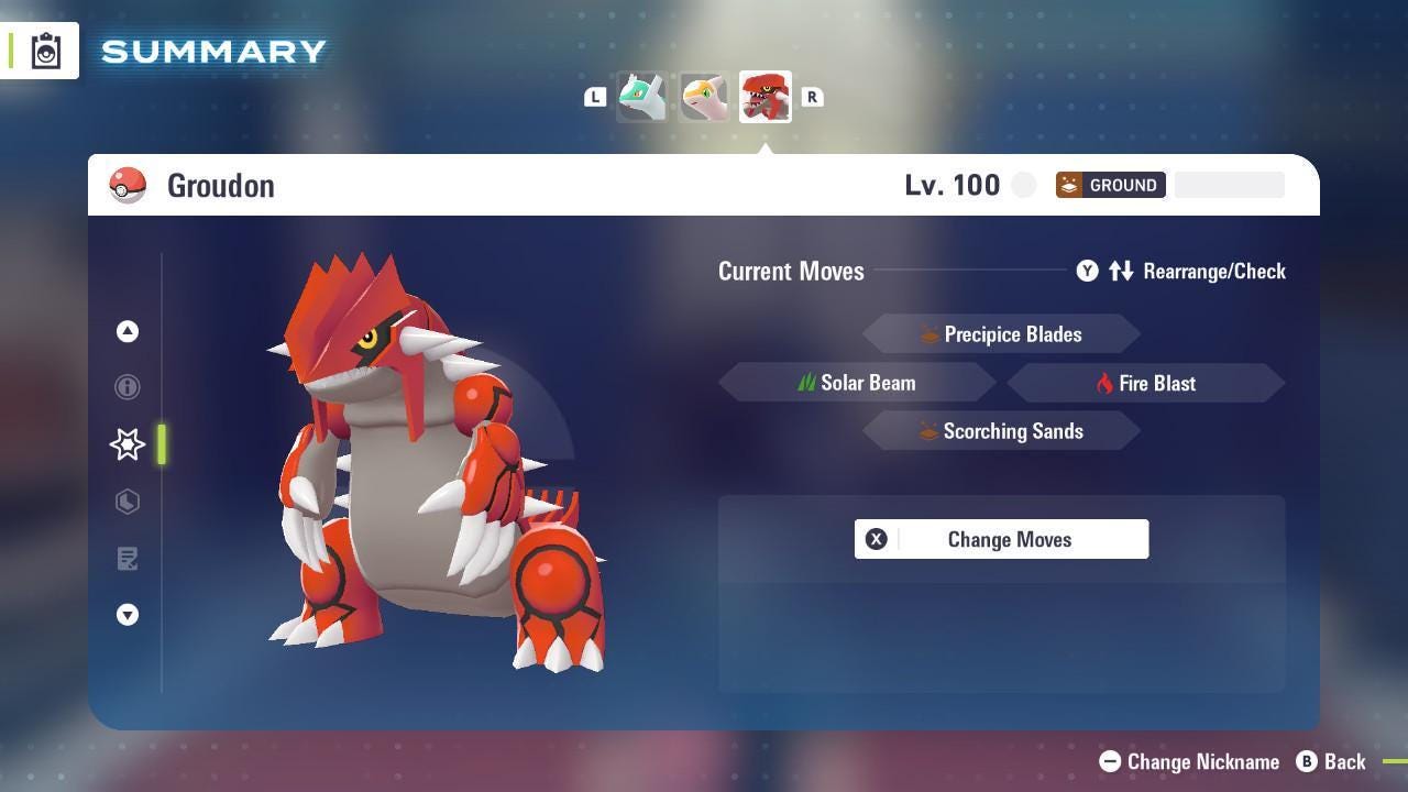 Non Shiny 6IV Groudon Pokemon Legends Za Mega Dimension DLC 6IV Competitive Battle - Pokémon Legends: Z-A digital Pokémon