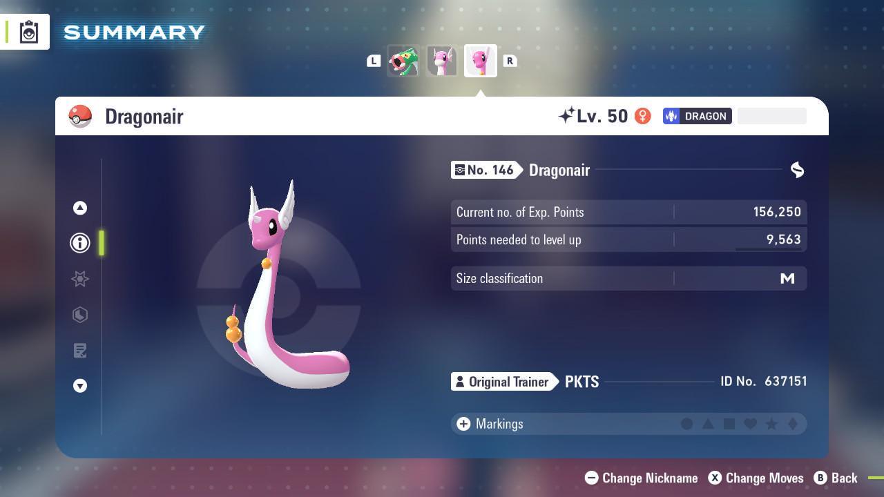 Shiny DRAGONAIR Pokémon Legends ZA 6IV Competitive Battle Ready - Pokémon Legends: Z-A digital Pokémon trade image 3