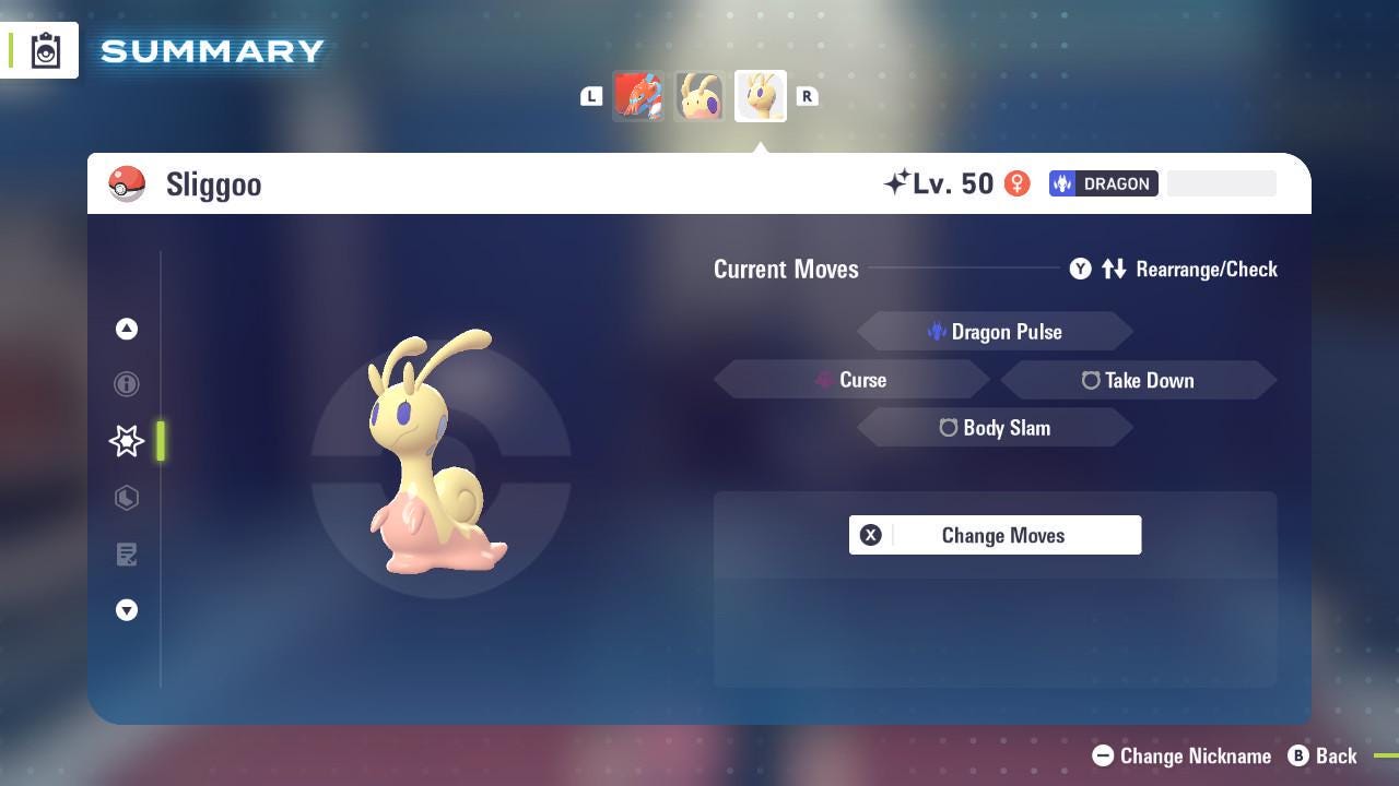Shiny SLIGGOO Pokémon Legends ZA 6IV Competitive Battle Ready - Pokémon Legends: Z-A digital Pokémon trade image 3