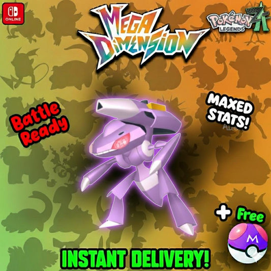 Non Shiny 6IV Genesect Pokemon Legends Za Mega Dimension DLC 6IV Competitive - Pokémon Legends: Z-A digital Pokémon trade by