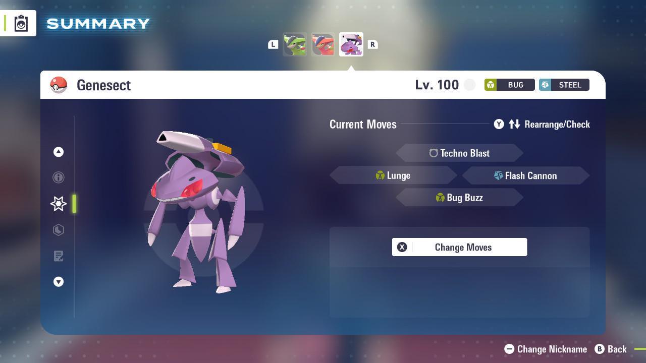 Non Shiny 6IV Genesect Pokemon Legends Za Mega Dimension DLC 6IV Competitive - Pokémon Legends: Z-A digital Pokémon trade